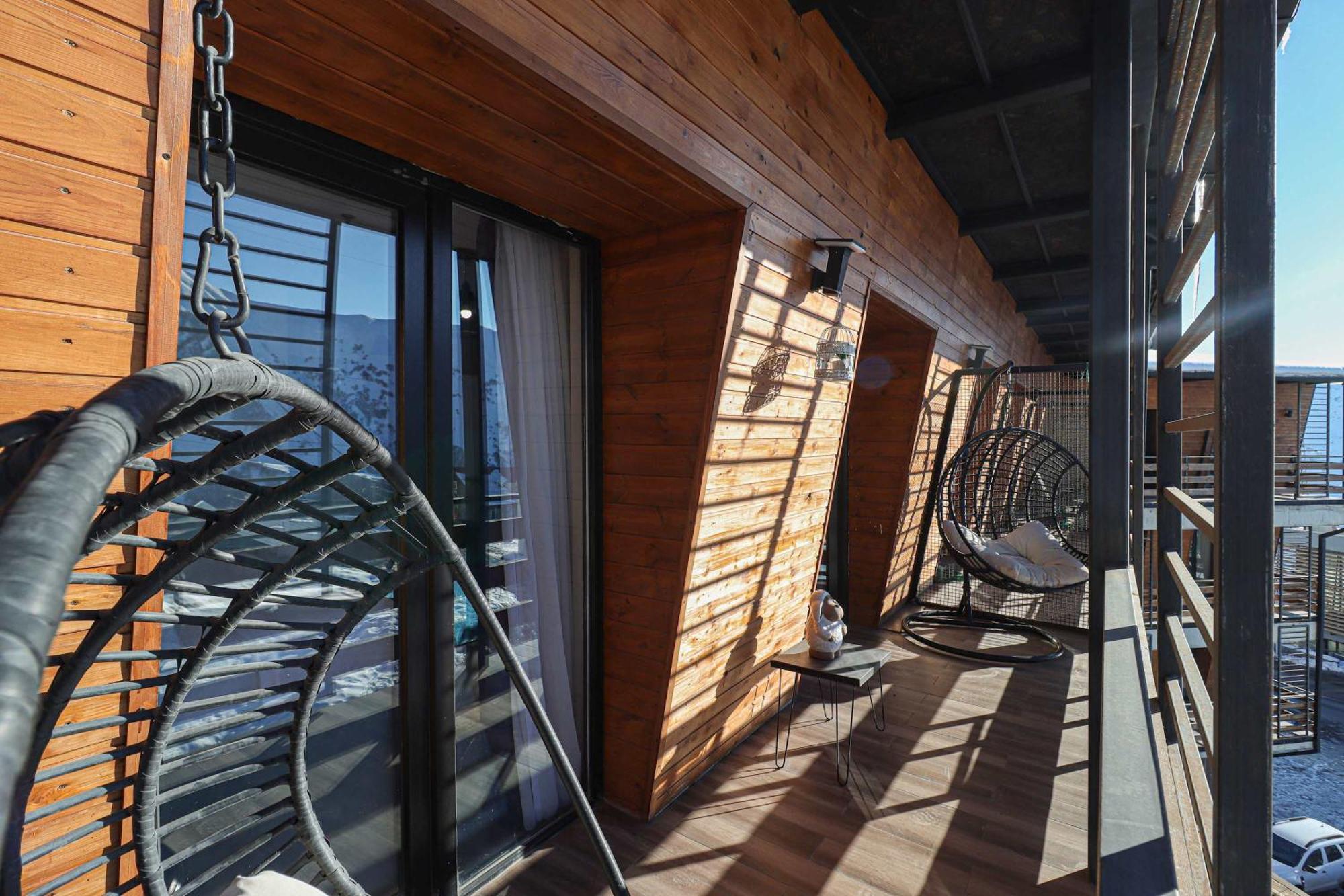 Stylish Studio Apartment With Balcony Gudauri Exterior foto